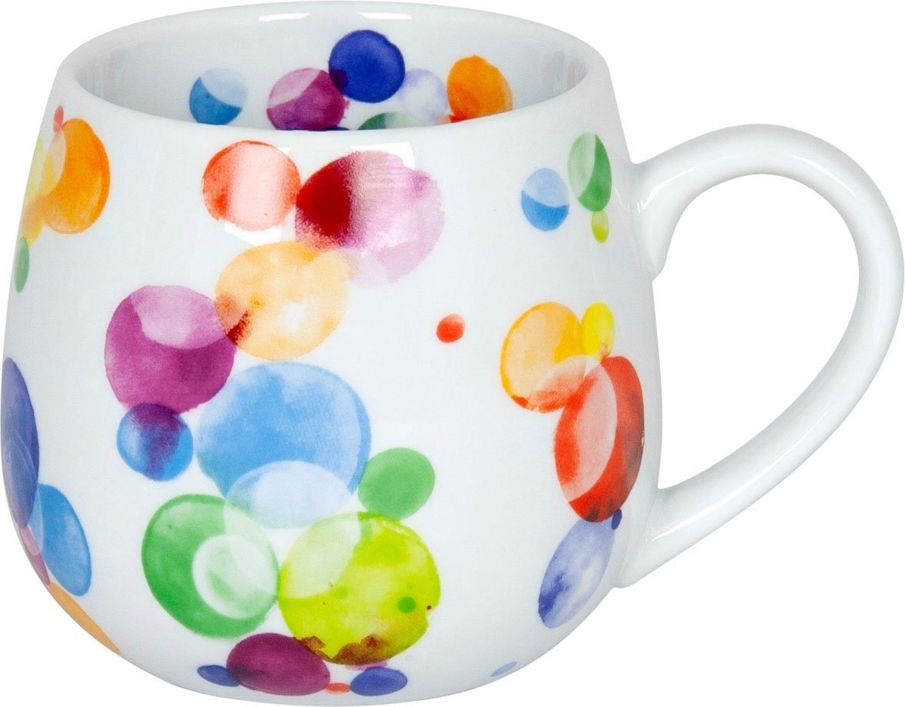 Könitz Colourful Cast Bubbles Kuschelbecher, Becher, Tasse, Kaffeetasse, Porzellan, Bunt, 420 ml, 11 1 143 2263 Bild 1