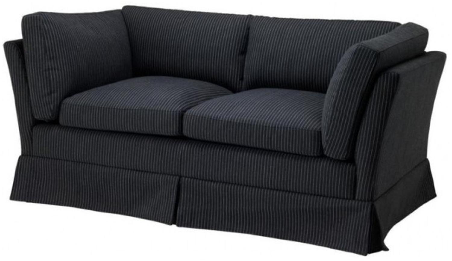 Casa Padrino Luxus Nadelstreifen Sofa - Hotel Sofa Möbel Bild 1