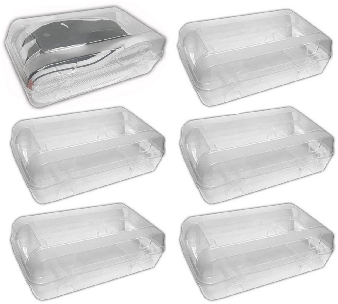 HAC24 Schuhbox Schuhorganizer Schuhe Aufbewahrungsbox Box (6 St), Transparent Stapelbar 32x17x10 cm Bild 1