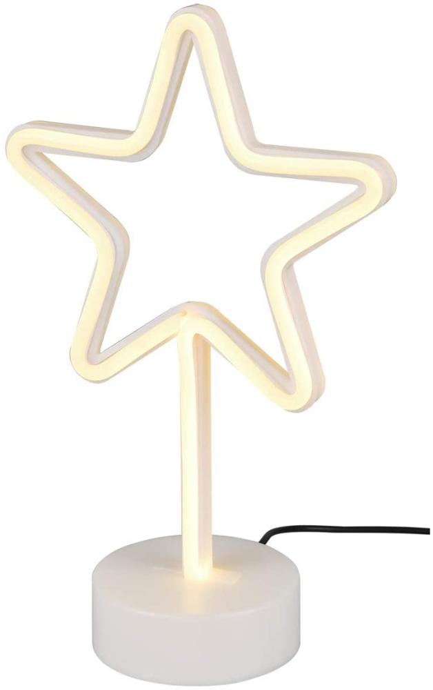 Deko LED Tischleuchte STAR Batterie- oder USB betrieben, Höhe 30cm Bild 1