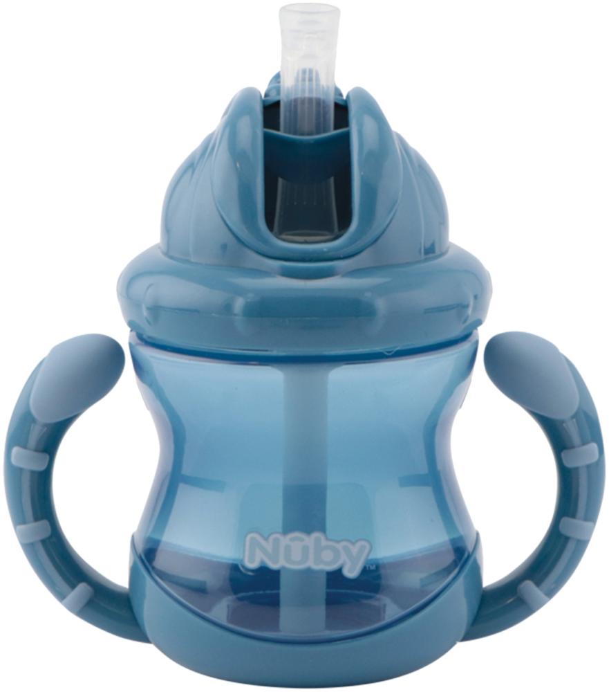 Nuby Flip-It Trinkbecher - 240 ml - Blau Blau Bild 1