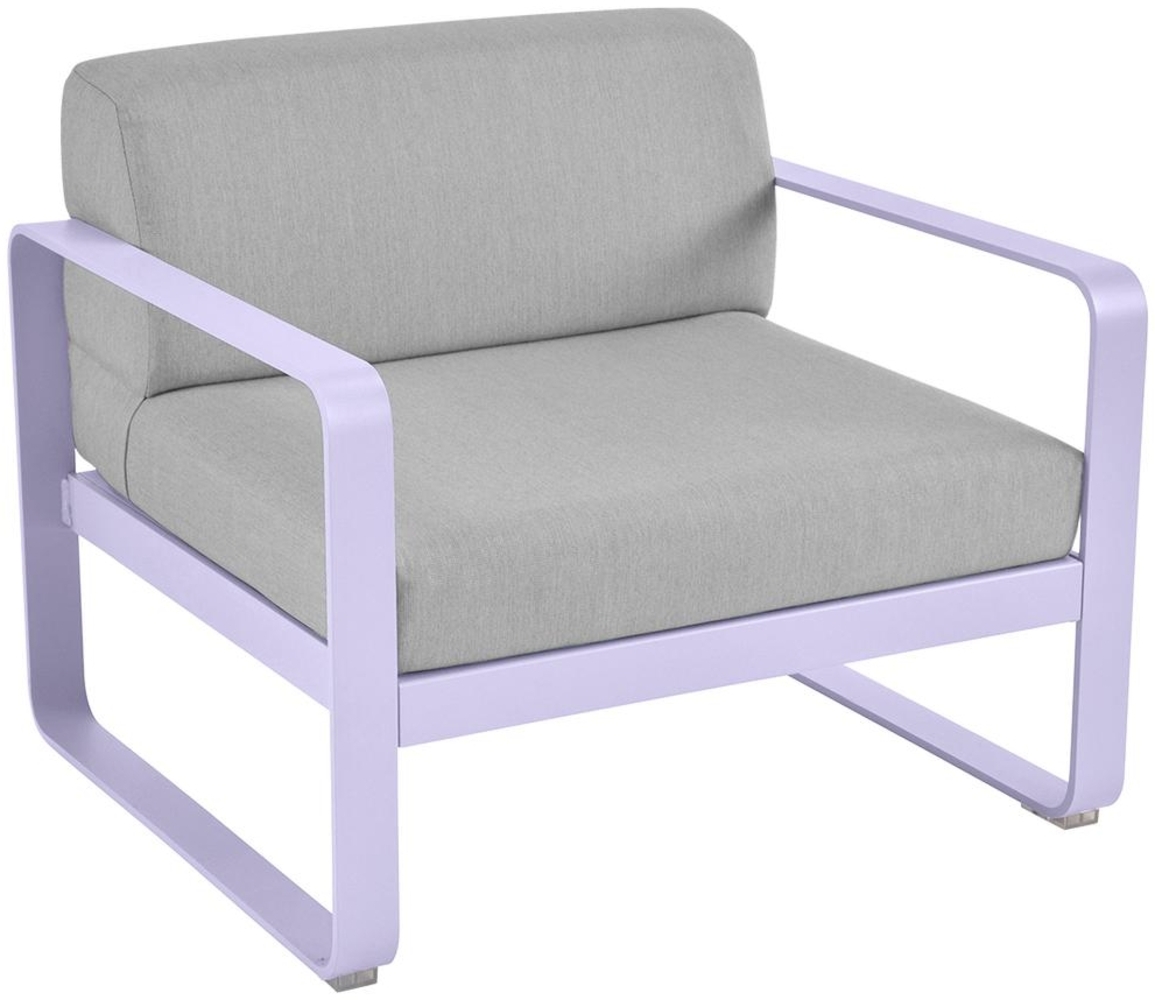 Bellevie Lounge-Sessel Outdoor D1 Marshmallow 79 Flanellgrau Bild 1