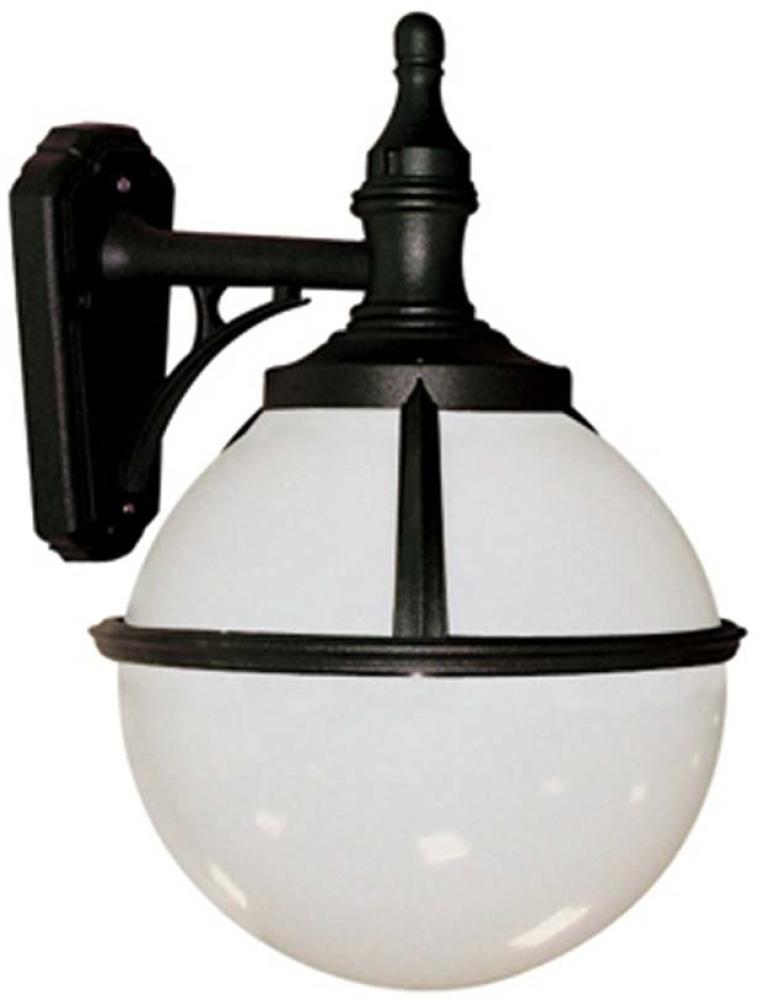 Außenleuchte, Wandlampe, Schwarz, H 44 cm Bild 1