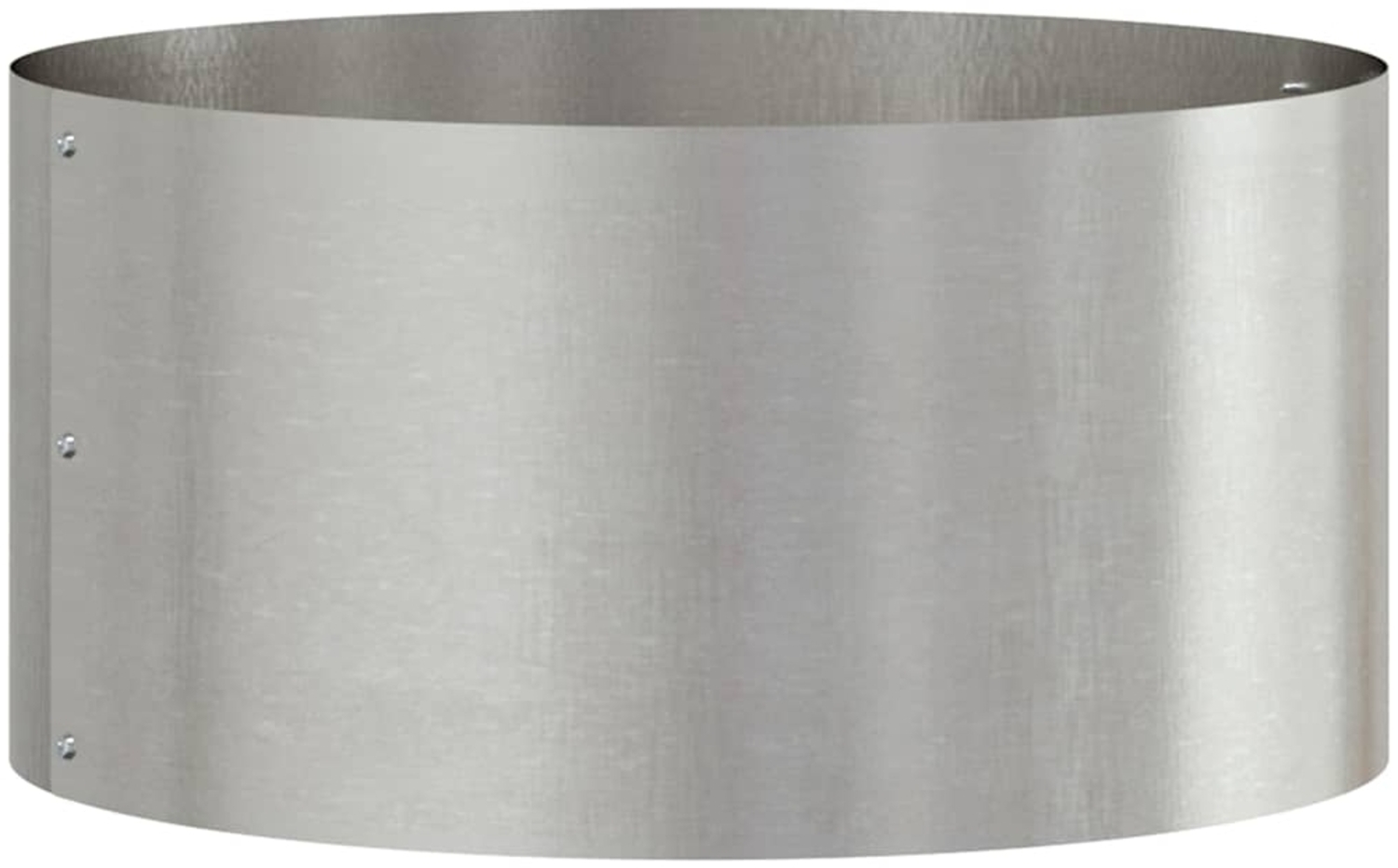 vidaXL Gartenblumentopf Silber 40 x 40 x 20 cm Edelstahl 873614 Bild 1