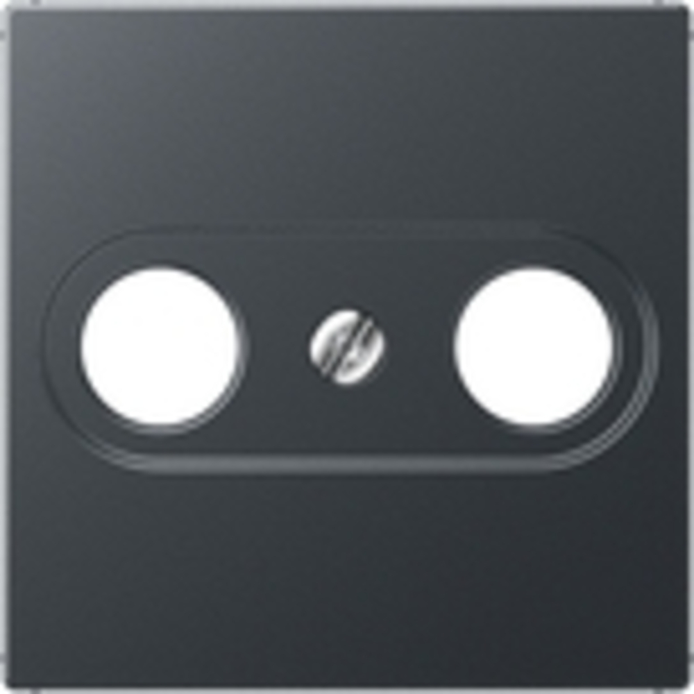 JUNG Abdeckung TV-Steckdose anthrazit matt A 561 BF PL TV ANM Bild 1