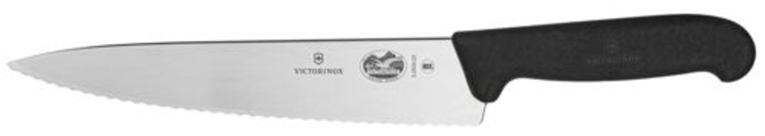 Victorinox Fibrox Tranchiermesser 22 cm Wellenschl Bild 1