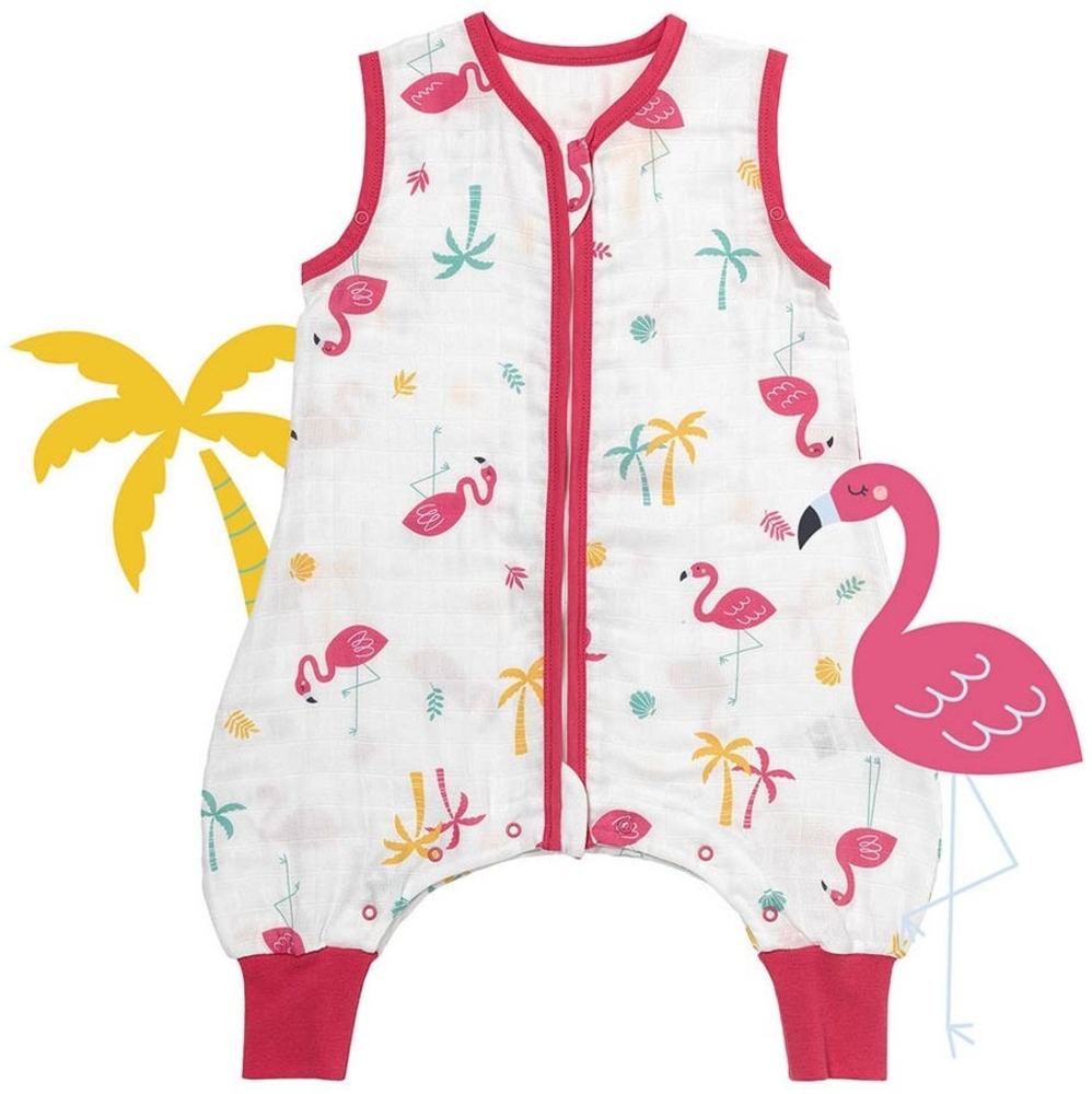 Schlummersack Kinderschlafsack Musselin Schlafsack mit Füßen, 0.5 Tog OEKO-TEX zertifiziert Bild 1