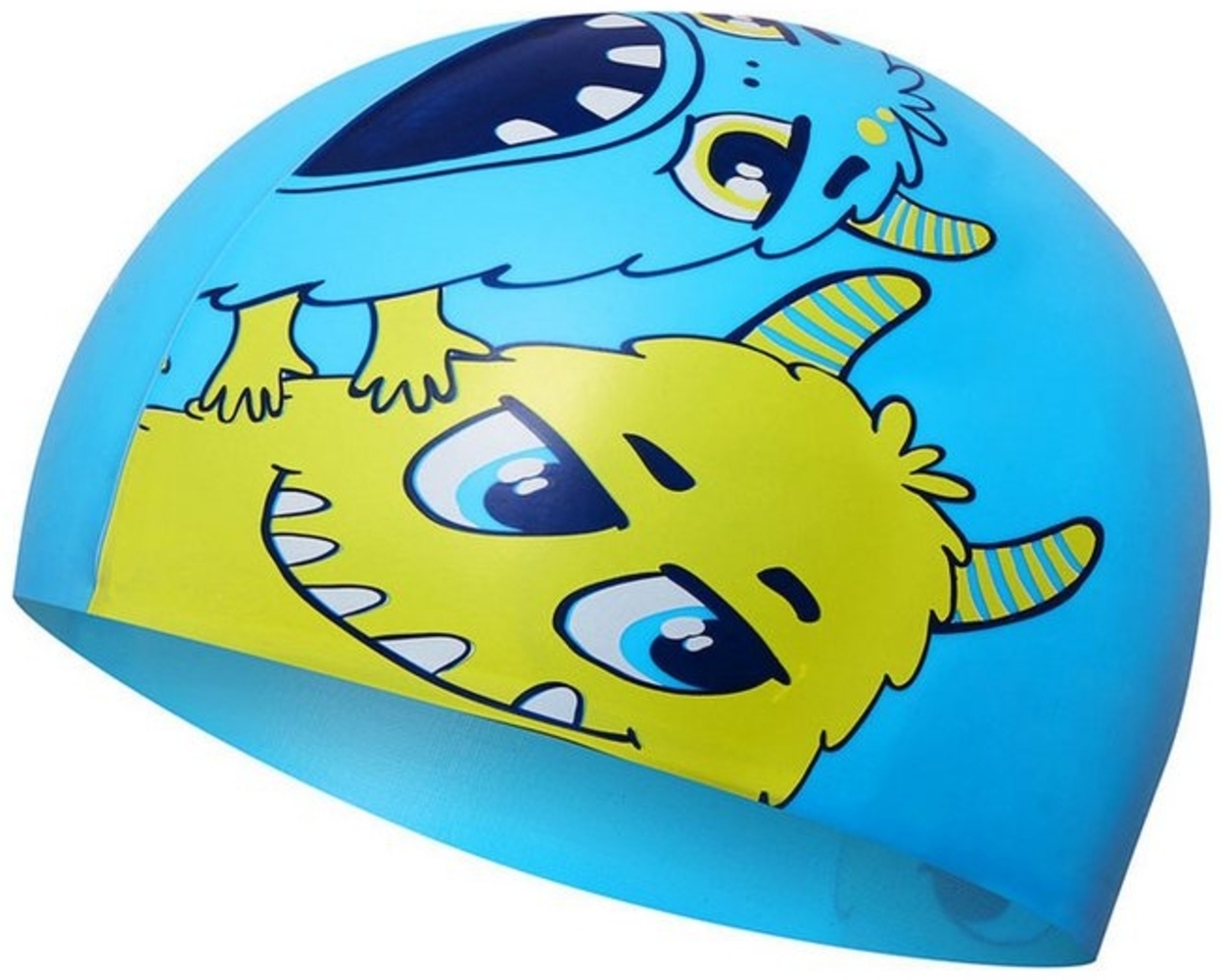 NILS AQUA Badekappe Schwimmkappe Schwimmhaube für Kinder Silikon Bild 1