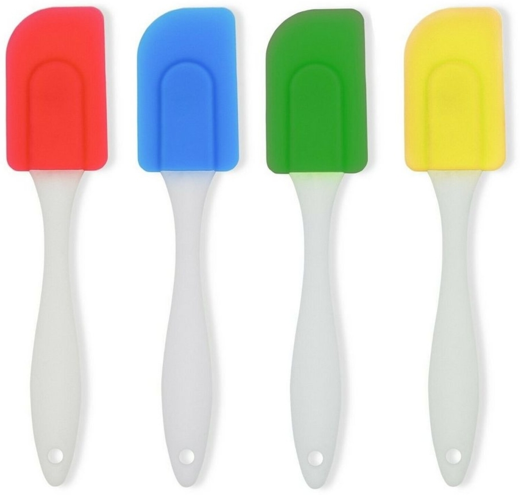 TSB Werk Backpinsel Teigspatel Teigschaber Spatel Spachtel Backen, Kochen, Teig, Silikon, Schaber, Profi Bild 1