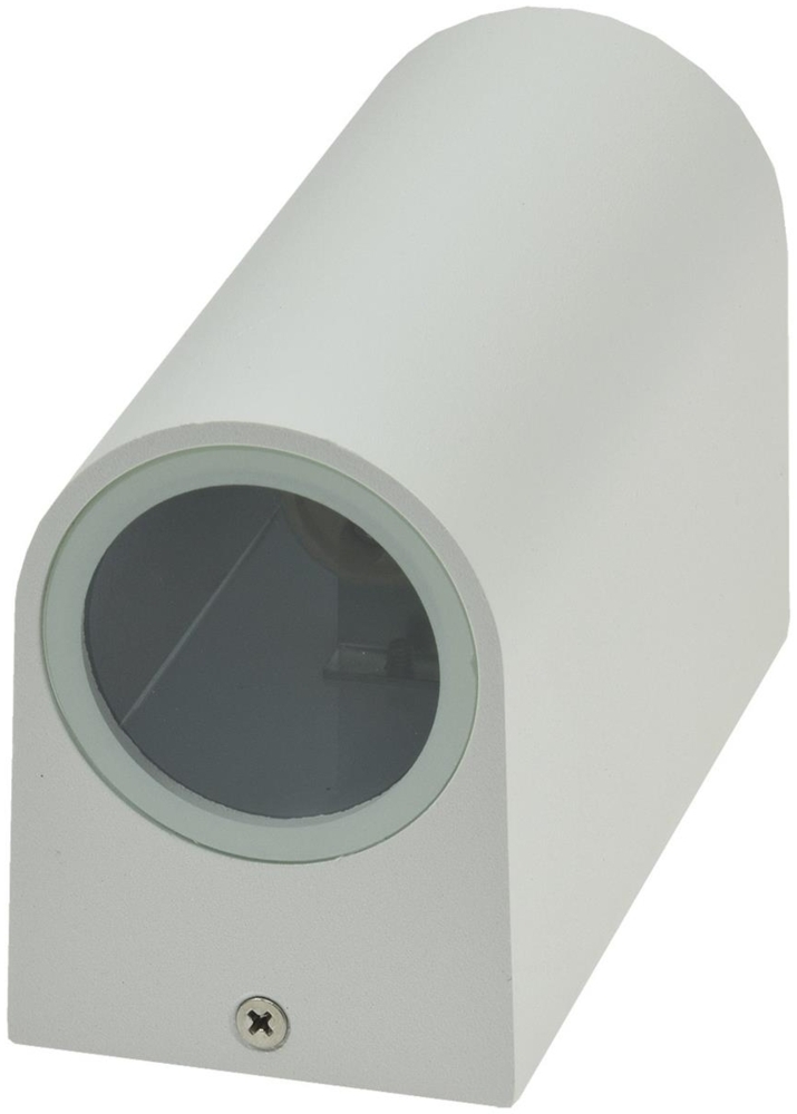 LED-Wandleuchte "CTW-2"für 2x GU10, IP44, Gehäuse weiß Bild 1