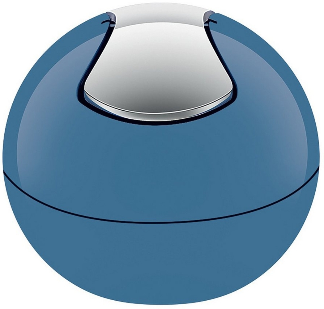 Spirella 'Bowl' Kosmetikeimer, 1 Liter, Blau matt Bild 1