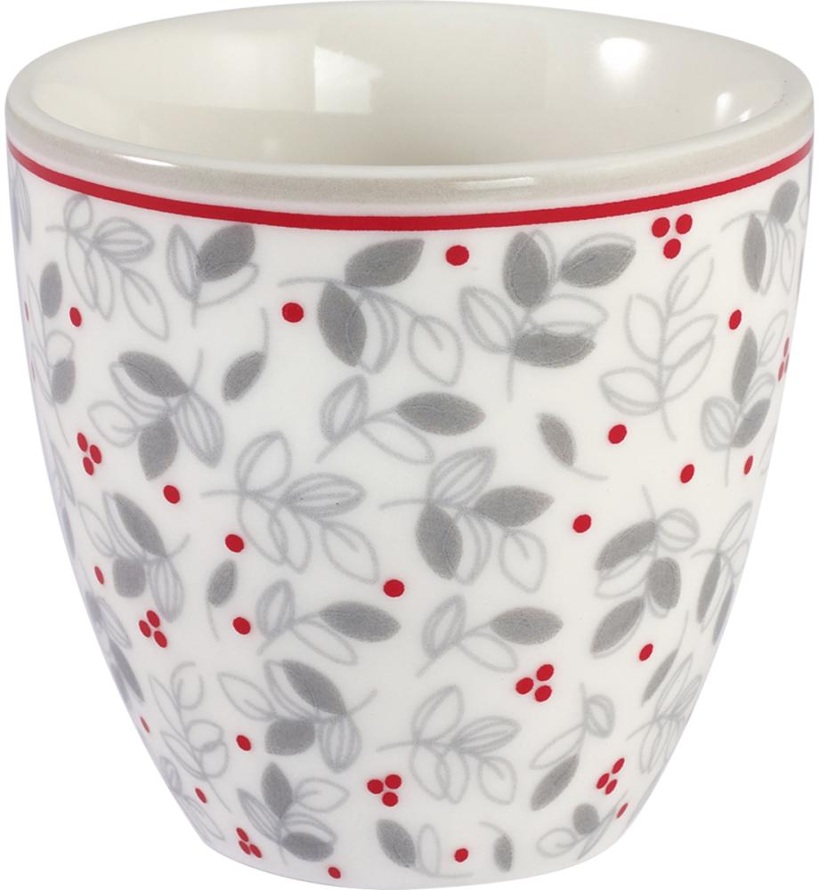 Greengate Mini Latte Cup Adley White (125ml) STWMLAADL0106 Bild 1