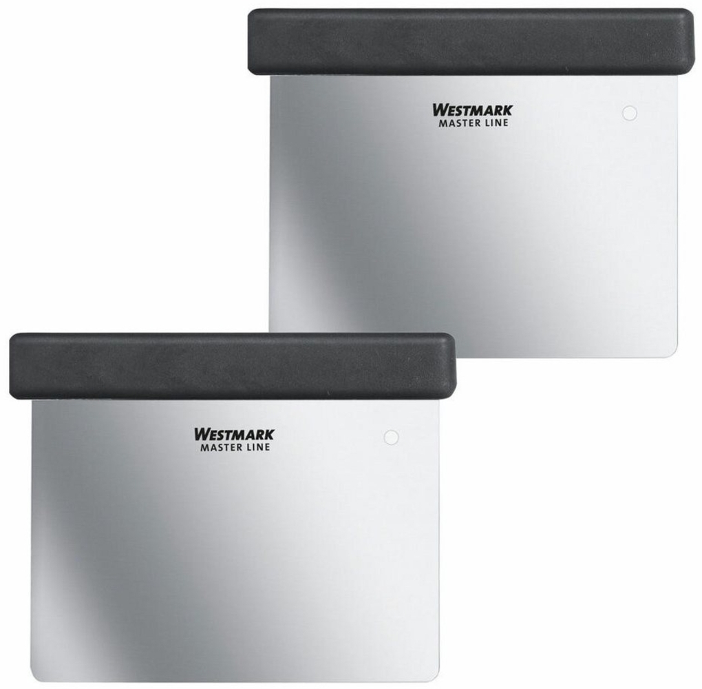 WESTMARK Teigschaber 2 Stk, Profi-Teigschaber/Spachtel, mit Griff, flexible Klinge Bild 1