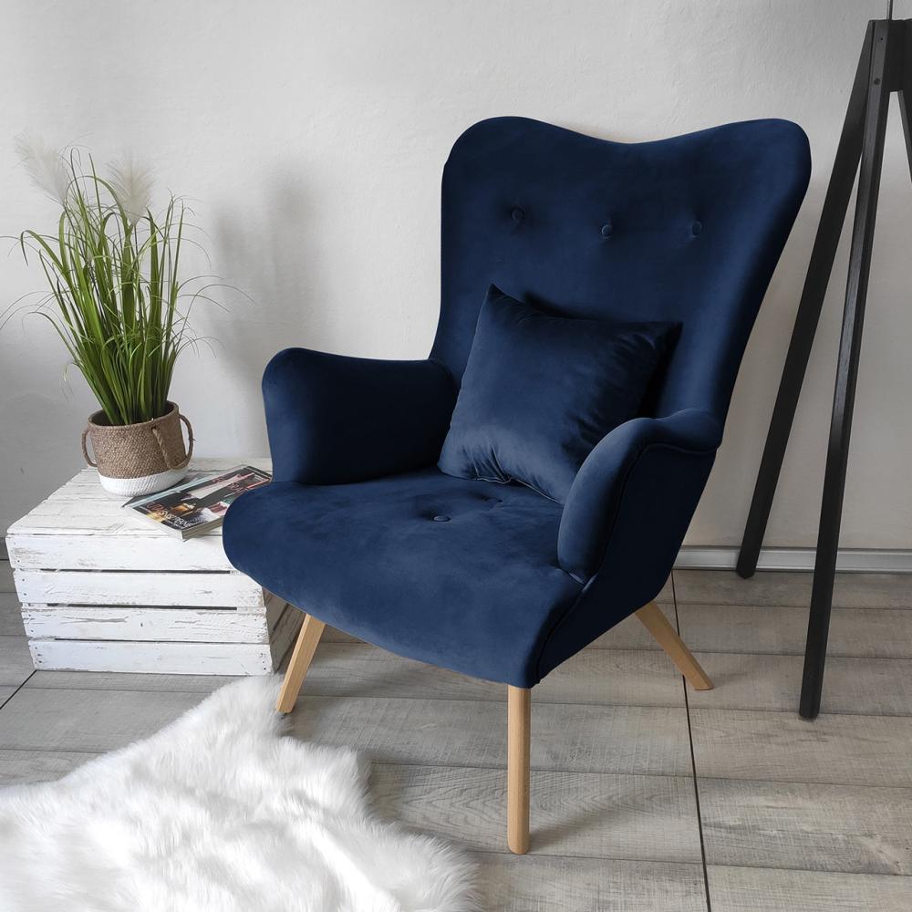 Sessel Hosul, Farbe: Magic Velvet 2216 Bild 1