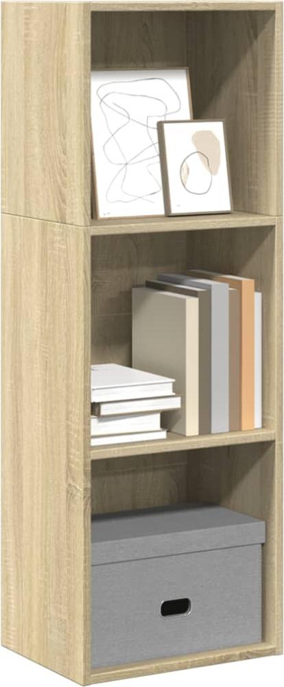 vidaXL Bücherregal Sonoma-Eiche 40x30x114 cm Holzwerkstoff 857869 Bild 1