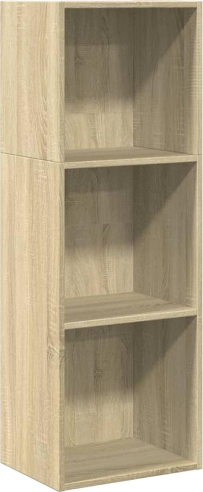 vidaXL Bücherregal Sonoma-Eiche 40x30x114 cm Holzwerkstoff 857869 Bild 1