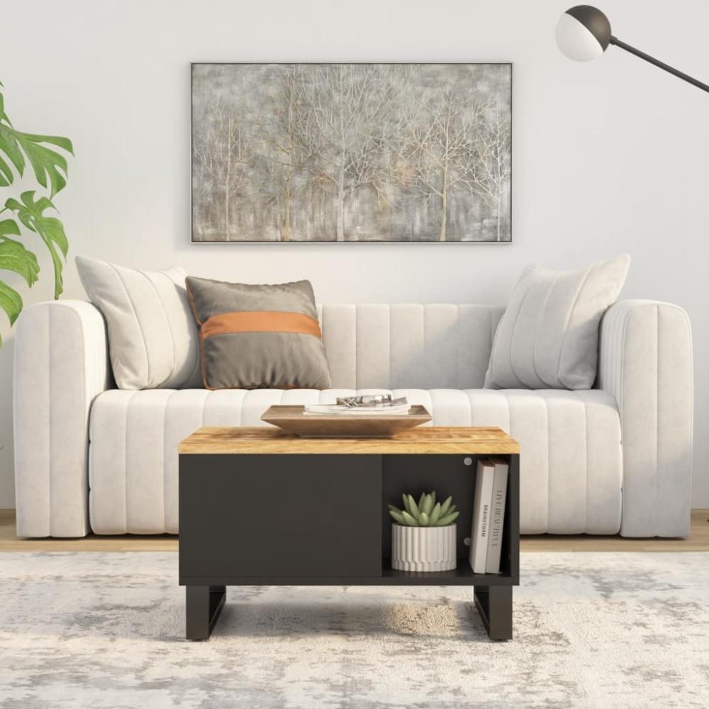 vidaXL Couchtisch 60x50x35 cm Massivholz Mango 352865 Bild 1