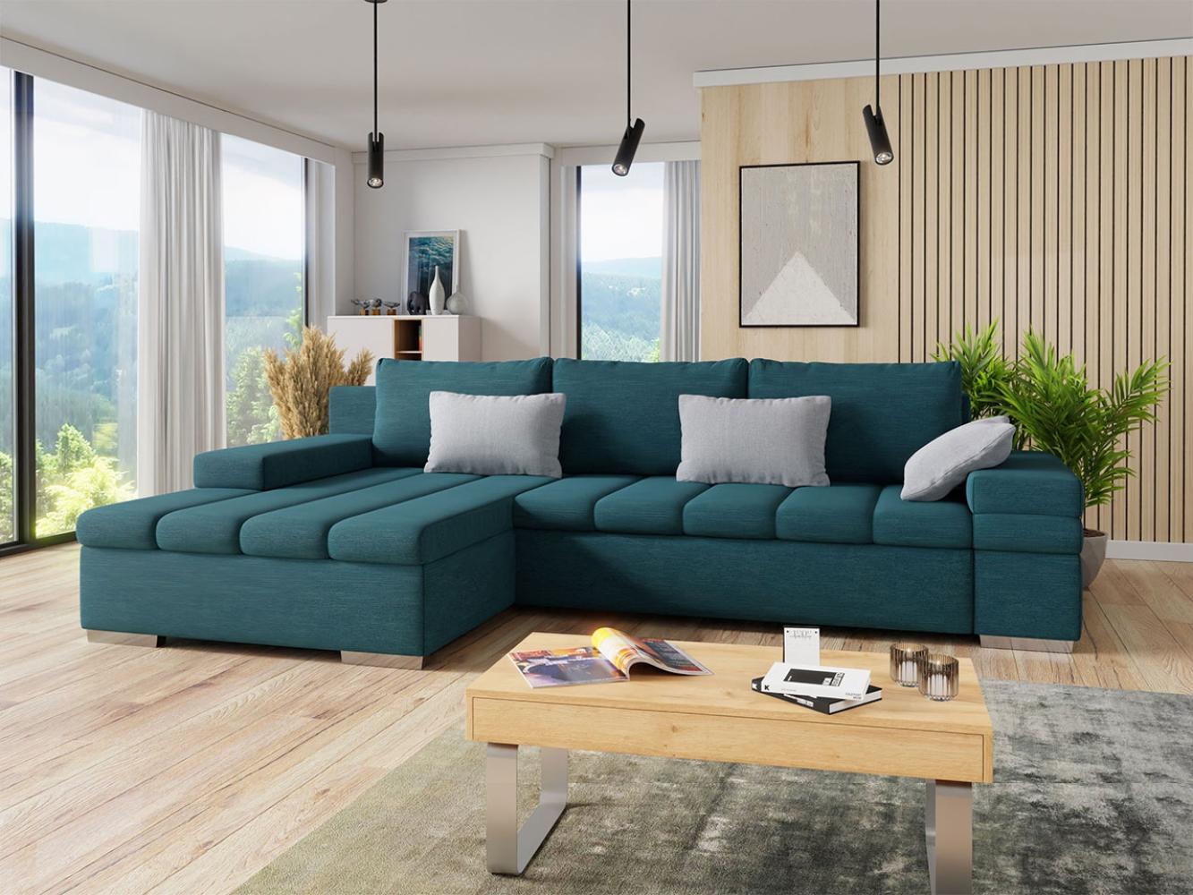 Ecksofa Bangkok Premium, Seite: Links, Farbe: Terra 15 + Terra 15 + Terra 6 ECO Bild 1