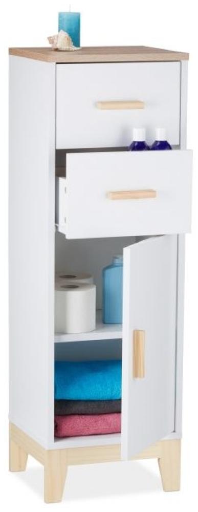 Badezimmerschrank mit 2 Schubladen Bild 1