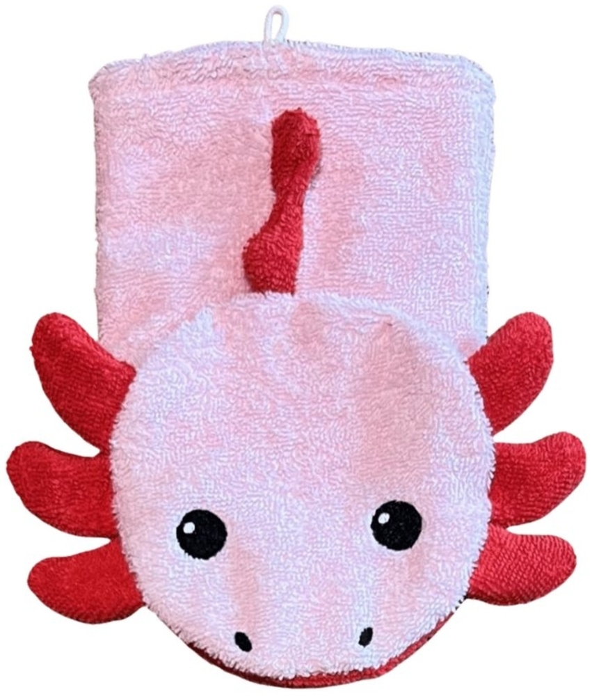 Fürnis Waschlappen Bio Waschlappen Meeres Tieren Axolotl Bild 1