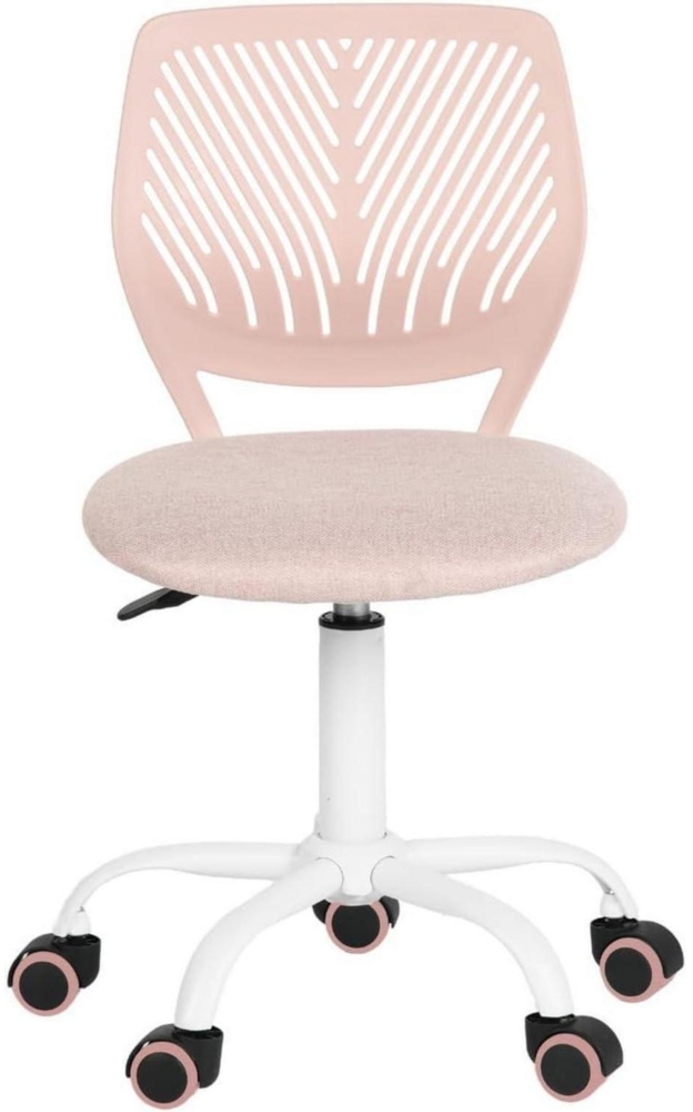 Ergonomischer Schreibtischstuhl Leinenstoff höhenverstellbar Bürostuhl Kinder Bild 1