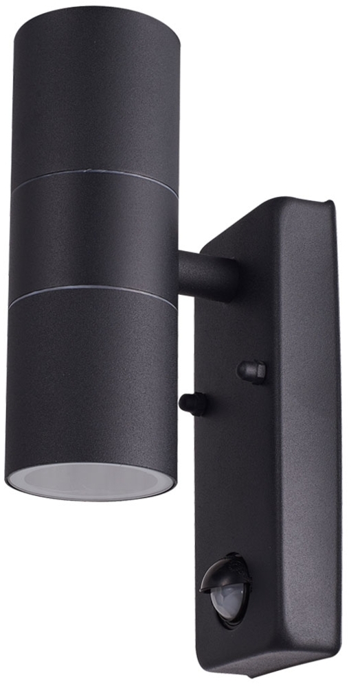 RGB LED Wandleuchte aus Alu-Druckguss mit Bewegungsmelder Bild 1