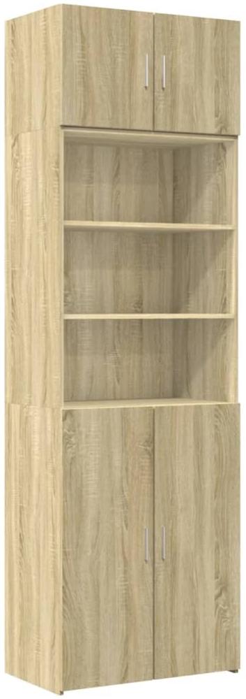 vidaXL Hochschrank Sonoma-Eiche 70x42,5x225 cm Holzwerkstoff 3281317 Bild 1