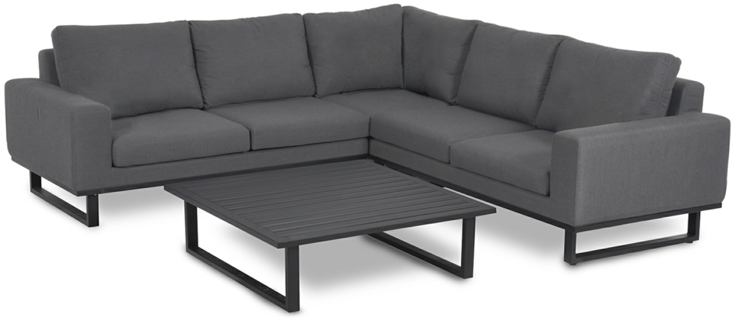 Ethos Eckgruppe mit Couchtisch Flanelle Bild 1