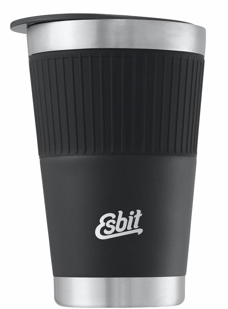 ESBIT SCULPTOR Edelstahl Tumbler, mit Manschette, 550ML, Schwarz Bild 1