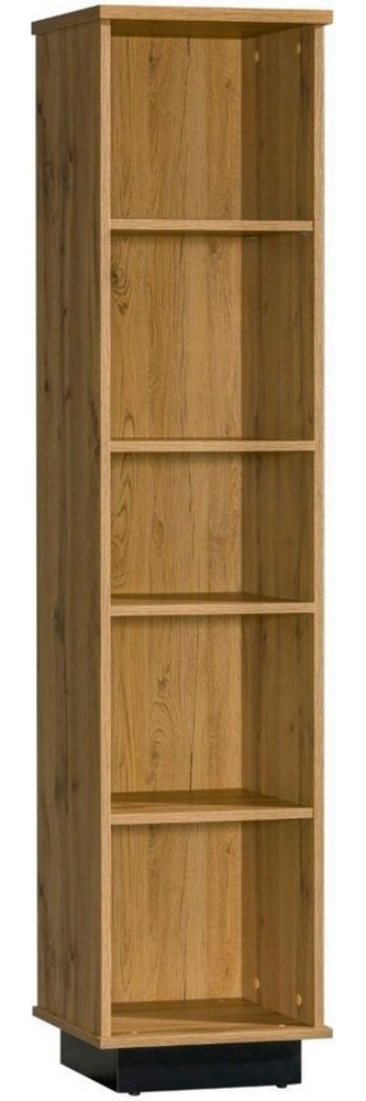 Bücherregal Standregal Lamia 40cm Wotan Eiche schwarz Bild 1