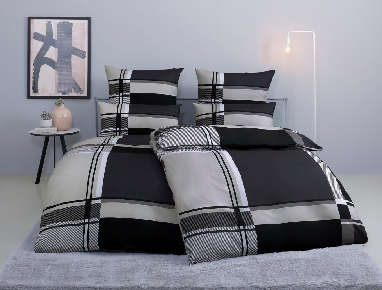 my home Bettwäsche NINA, in verschiedenen Qualitäten, Microfaser, 2 teilig, in den Größen: 135x200 oder 155x220 cm Bild 1