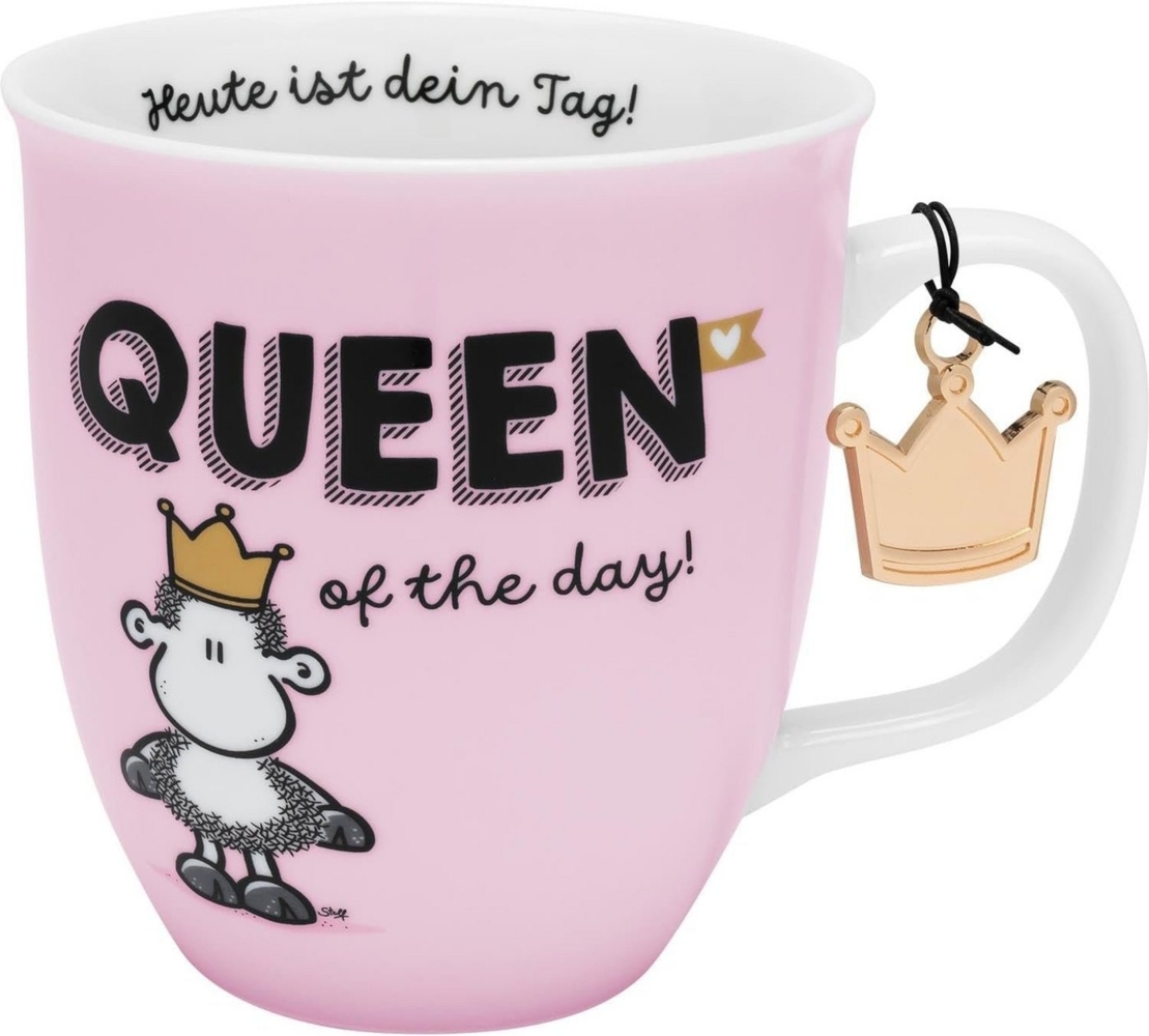 Sheepworld Tasse Motiv "Queen" | Tasse mit Spruch, Porzellan, 40 cl | Geschenk für Sie, Freundin, Schwester, Kollegin | 48846 Bild 1