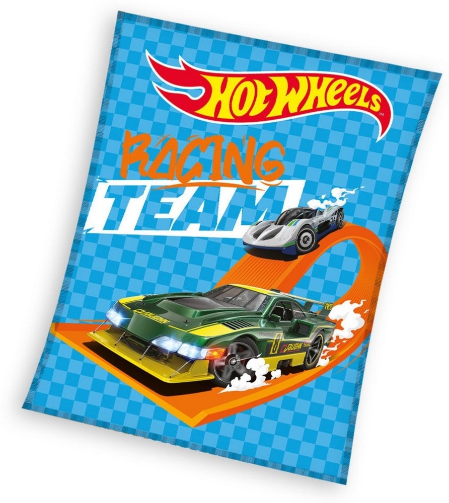 Wohndecke Hot Wheels Fleecedecke Kuscheldecke 150x200 cm, Hot Wheels Bild 1