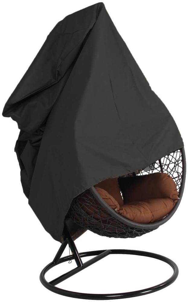 HOME DELUXE Regenabdeckung für Hängesessel PRO L, Polyester braun, 175 x 200 cm Bild 1