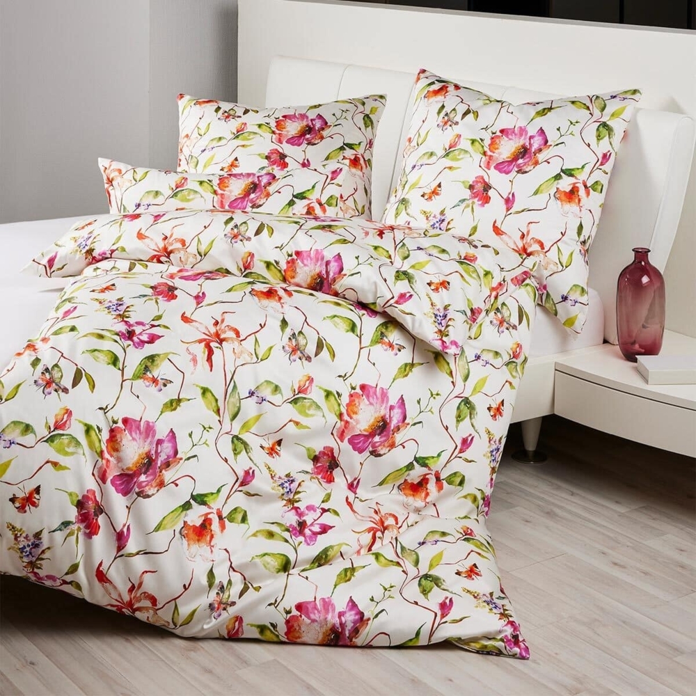 Janine Interlock-Jersey Bettwäsche 135x200,80x80 2 teilig Carmen S 55111-09-500 multicolor Bild 1