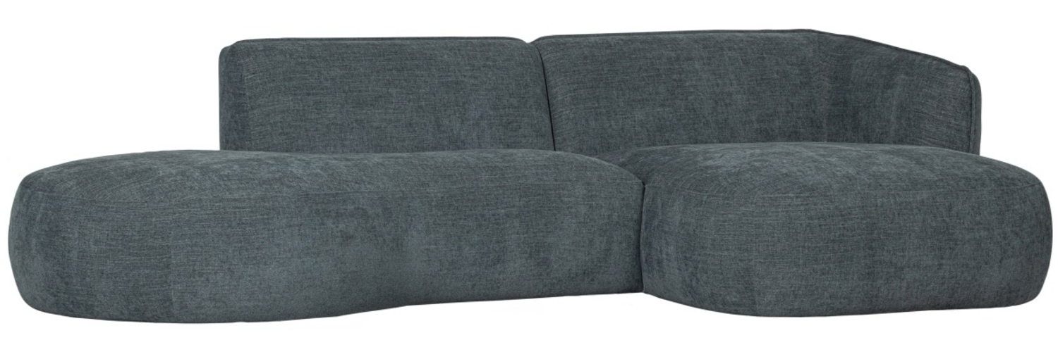 Ecksofa Polly aus Webstoff Rechts, Blau Bild 1