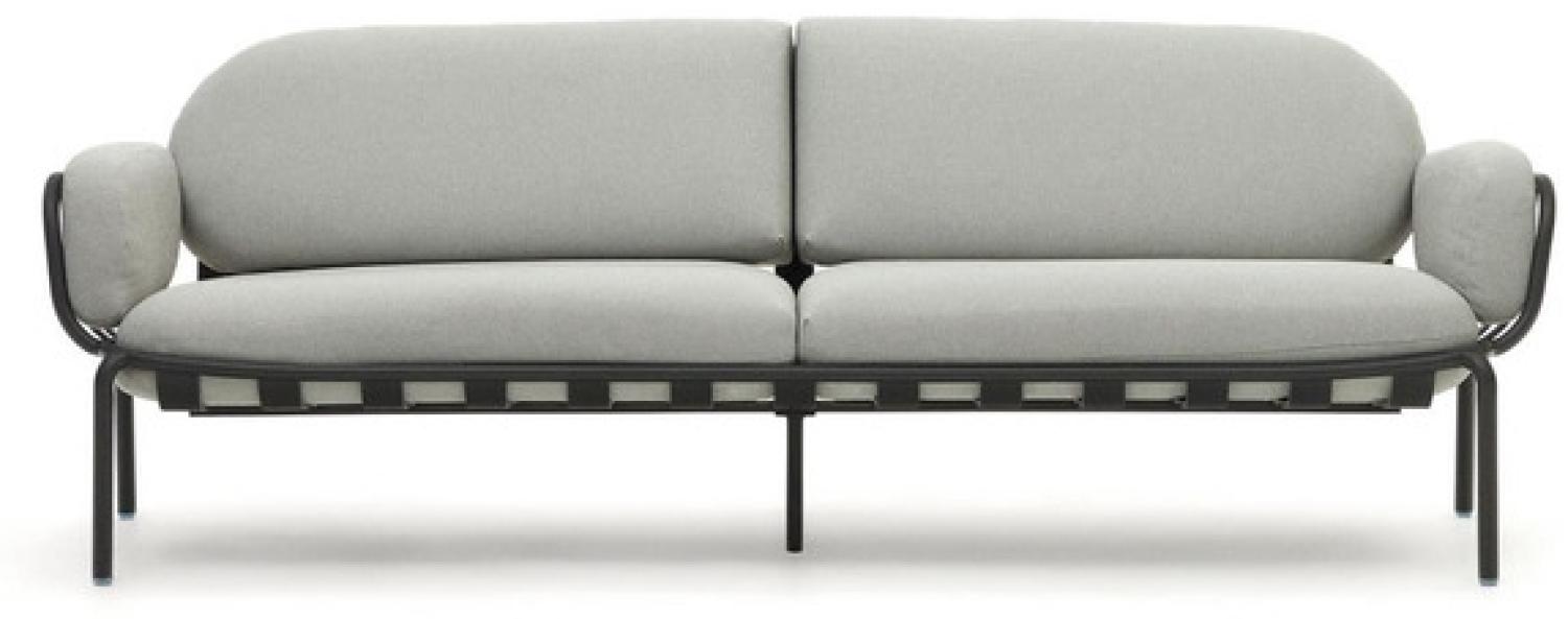 Nosh Joncols 3-Sitzer-Gartensofa aus Aluminium mit Finish in Grau 225 cm Bild 1