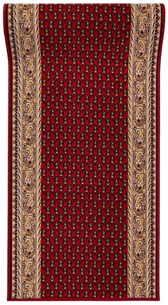 Mazovia Läufer Läufer Teppichläufer Brücke - Vorzimmer Küche - Rot, 67 x 100 cm, Kurzflor, Rutschfest, Meterware, Verschiedene Größen Bild 1