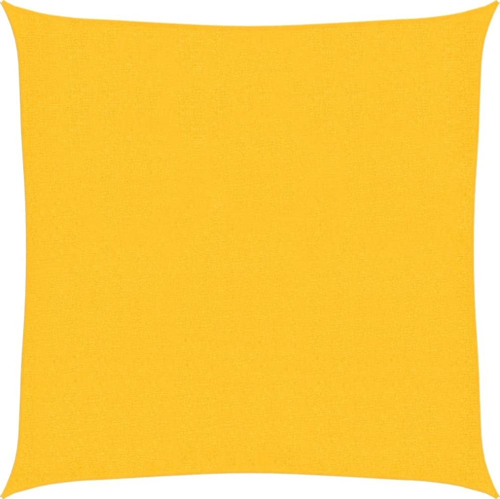 vidaXL Sonnensegel 160 g/m² Gelb 2,5x2,5 m HDPE 311548 Bild 1