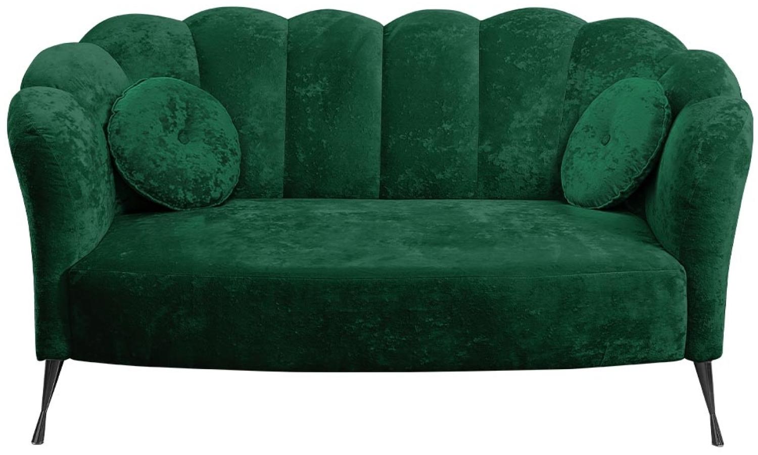 Sofa Telomin (Farbe: Eureka 2121, Füße: Schwarz Chrom) Bild 1