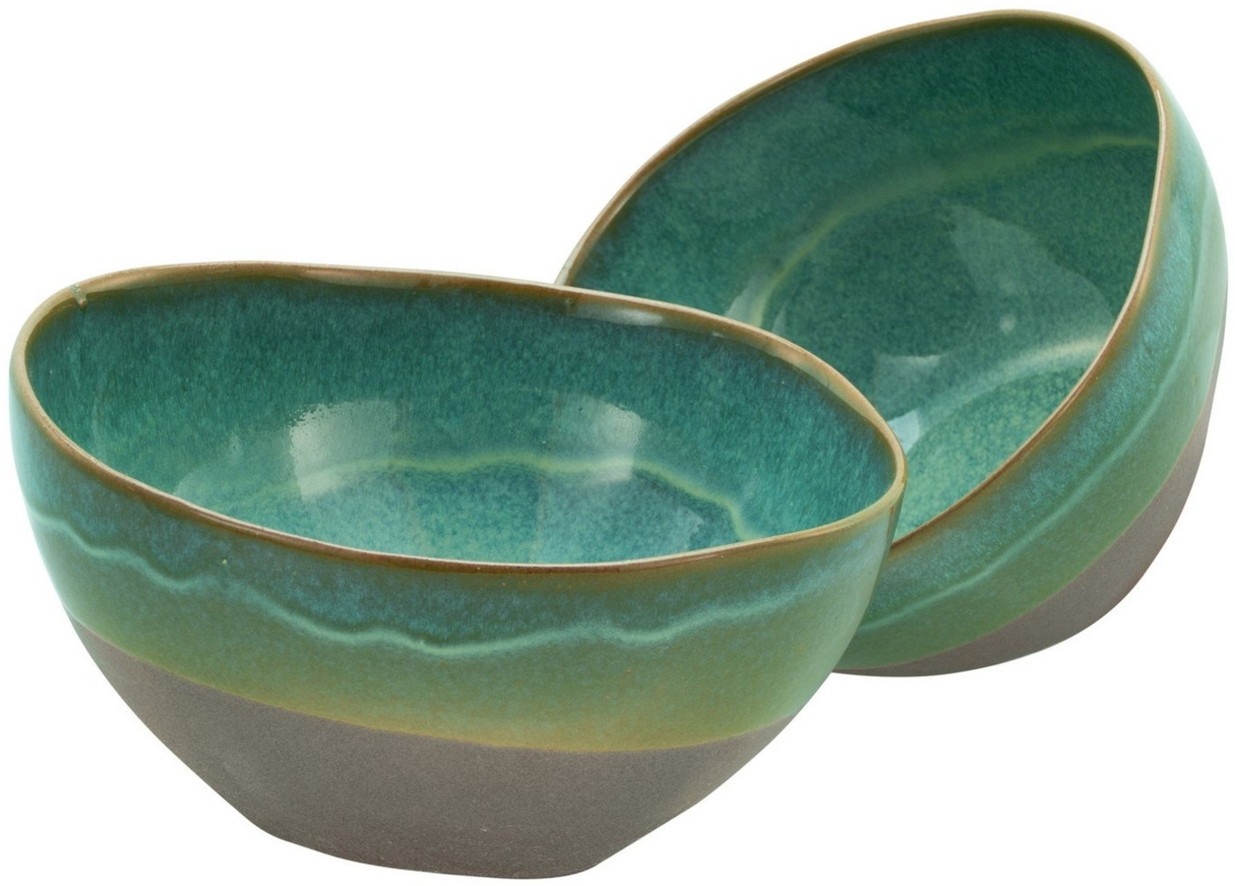 CreaTable Schale Basalt Bio Oliv Poke Bowl 2-tlg, Steinzeug, (Set, 2-tlg) Bild 1