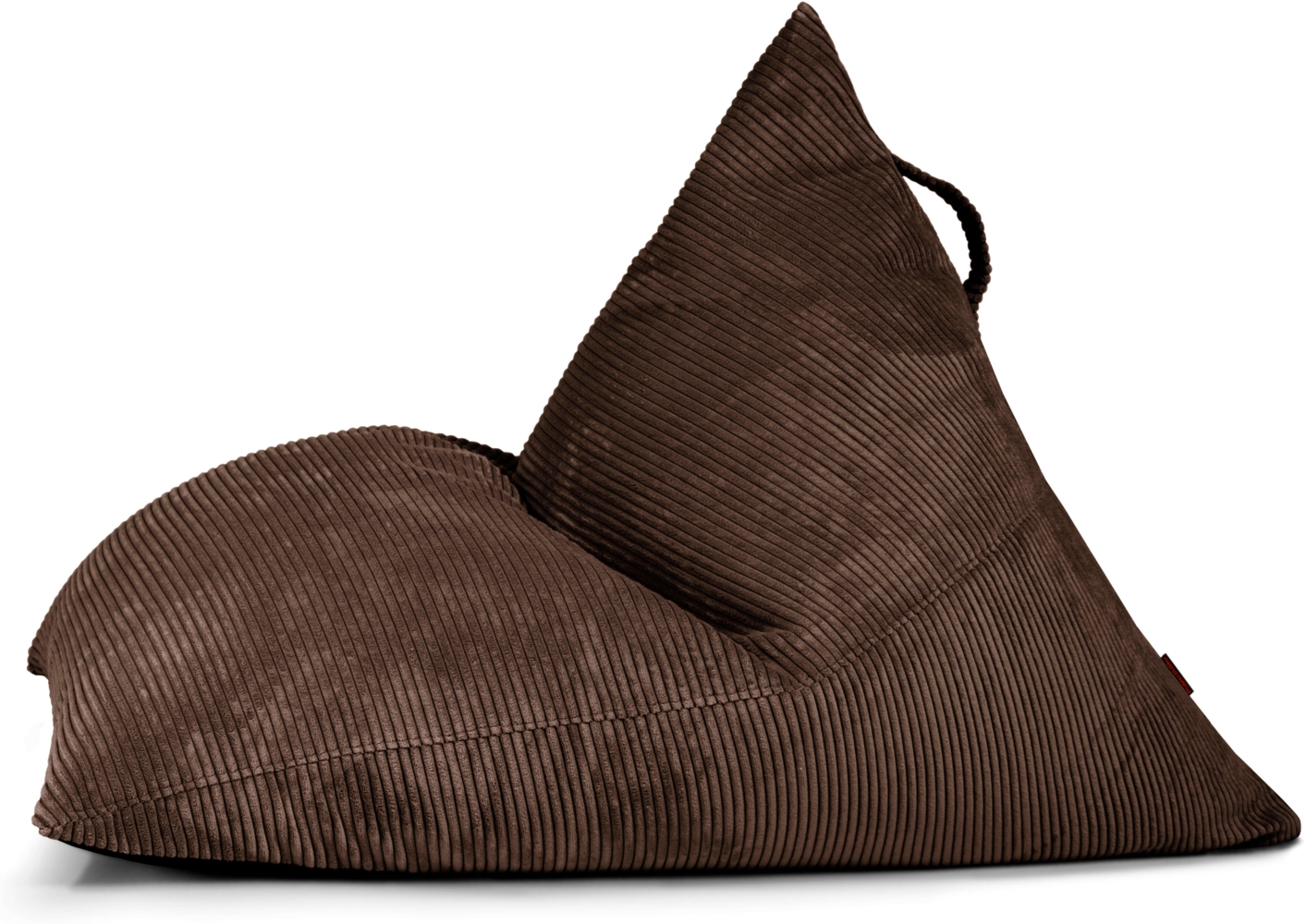 Sitzsack ‘Razz‘, Bezugstoff - Waves, 100% Polyester, Chocolate, 90x130x110 cm. Bild 1