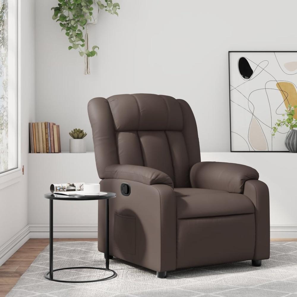 vidaXL Relaxsessel Braun Kunstleder 373562 Bild 1