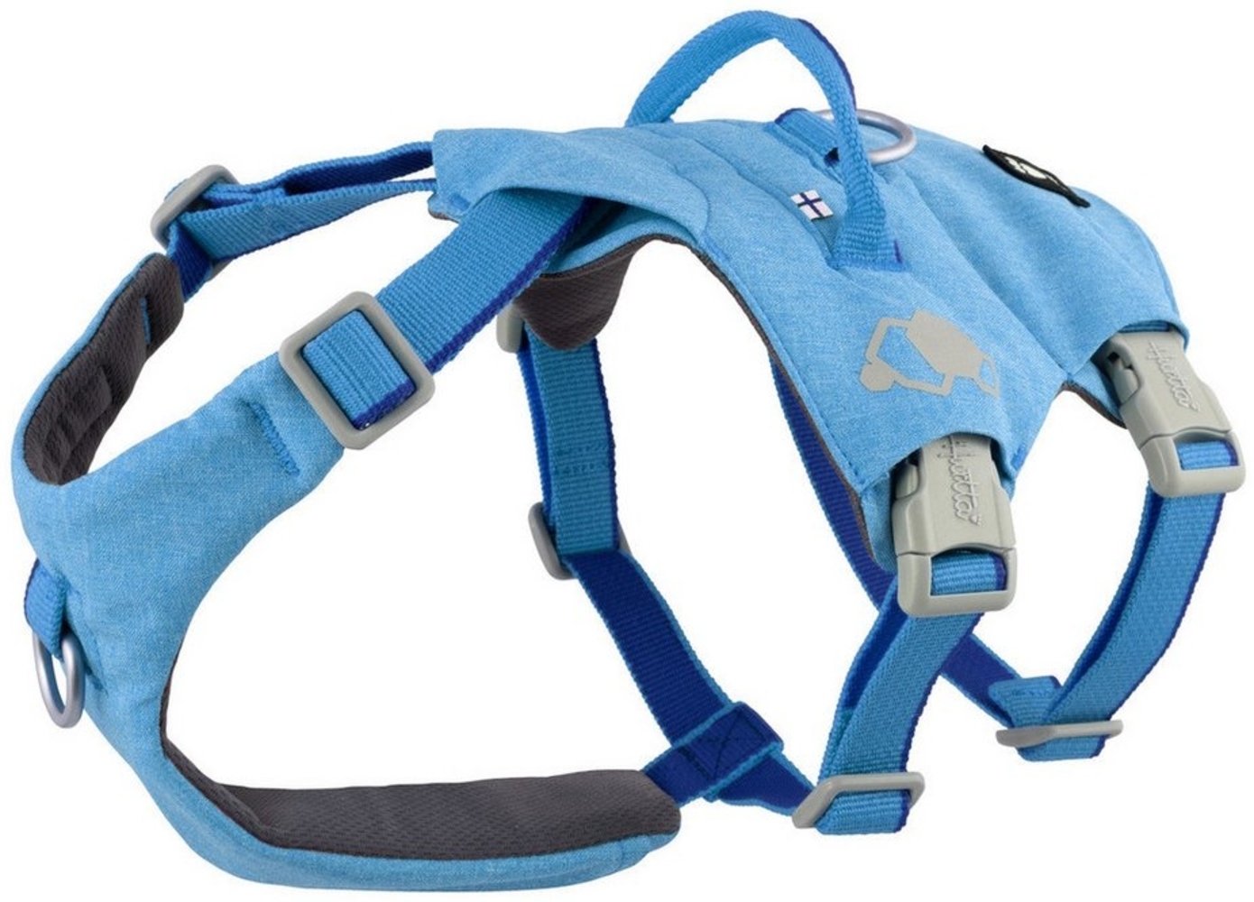 HURTTA Hunde-Geschirr Safeguard Geschirr ECO ocean (blau) Bild 1