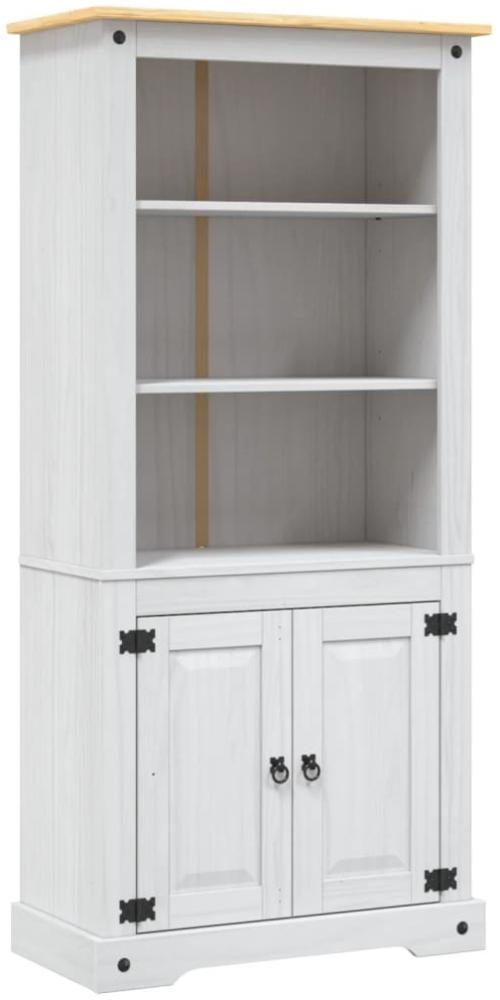 vidaXL Buffetschrank Mexiko-Stil Kiefernholz Weiß 80x40x170 cm 282624 Bild 1