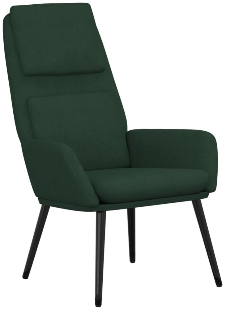 Relaxsessel Dunkelgrün Stoff [341317] Bild 1