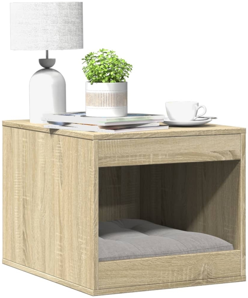 vidaXL Katzenklo Sonoma Eiche 47x59x42 cm Holzwerkstoff 857762 Bild 1