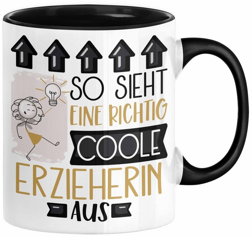 Trendation Tasse Erzieherin Geschenk Tasse Geschenkidee für Erzieherin Geburtstag Weihn Bild 1