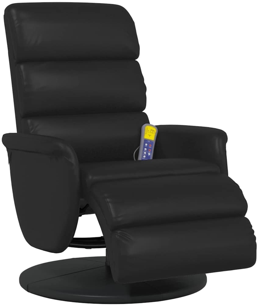 vidaXL Massage Relaxsessel Schwarz 71 x 98 x 106 cm Kunstleder 42018601 Bild 1