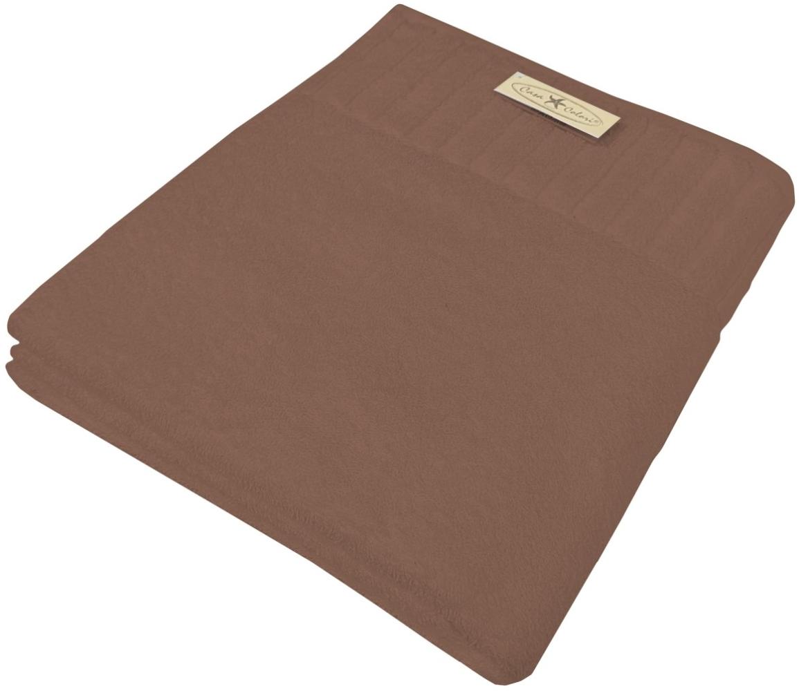 Casa Colori Frottier Badetuch 100x150cm taupe Bild 1